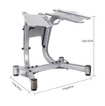 In a Bundle, a Pair of Universal Dumbbells 40 Kg (90L.B.S)+ Adjustable Stand