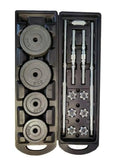 A Set of 50 KG Weights in a Suitcase