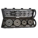Bundle Set of Weights 50 Kg in a Suitcase + Adjustable Bench Press
