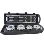 Bundle Set of Weights 50 Kg in a Suitcase + Adjustable Bench Press
