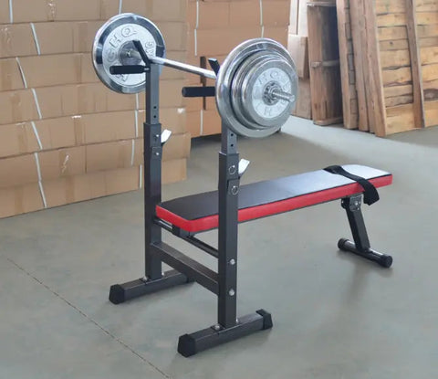 Bundle Set of Weights 50 Kg 110 L.B.S in a Suitcase Gym Couch with TON Sport
