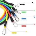 Set of 11 Professional Resistance Bands