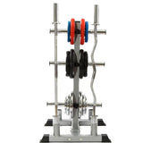 A Stand for Plate Weights and Olympic Bars