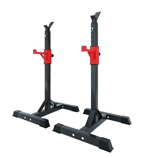 Adjustable discount barbell stand