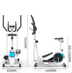 Combined Magnetic Elliptical Exercise Bike